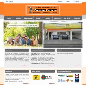 Site com criação e desenvolvimento para a empresa Clínica Domingos Sávio
